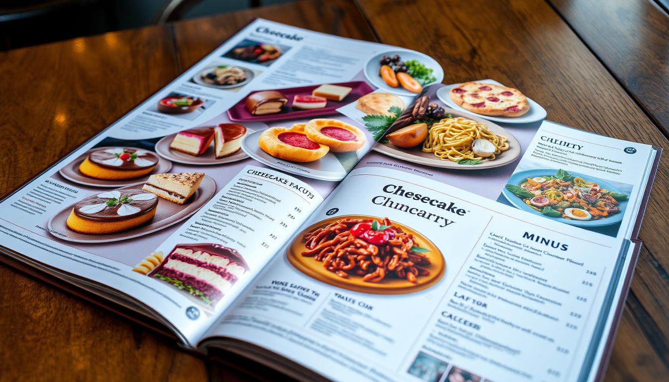 Cheesecake Factory Menu