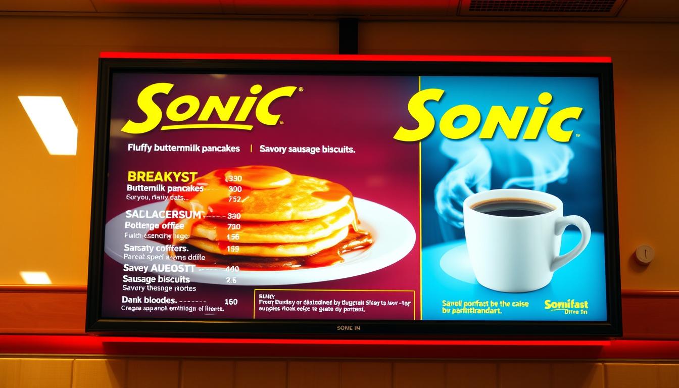Sonic Breakfast Menu