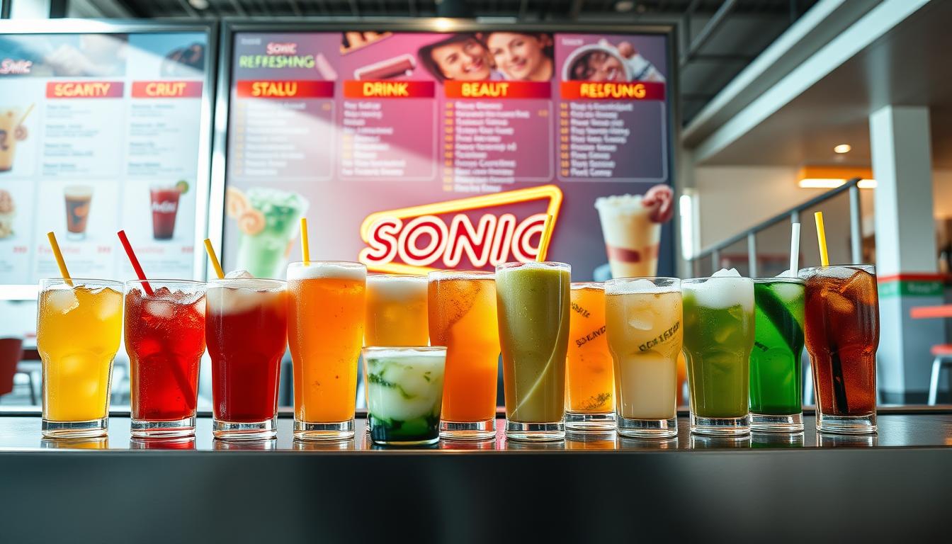 Sonic Drink Menu
