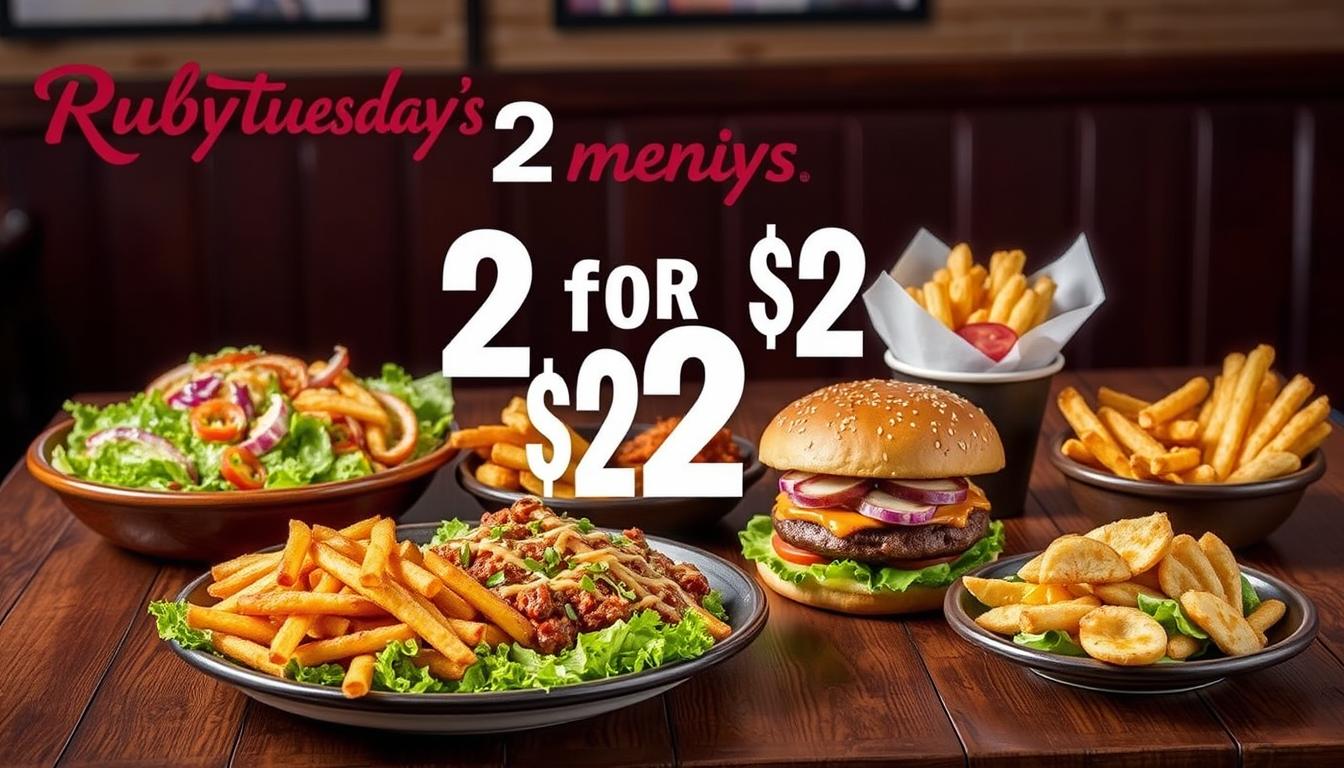 ruby tuesday 2 for $22 menu