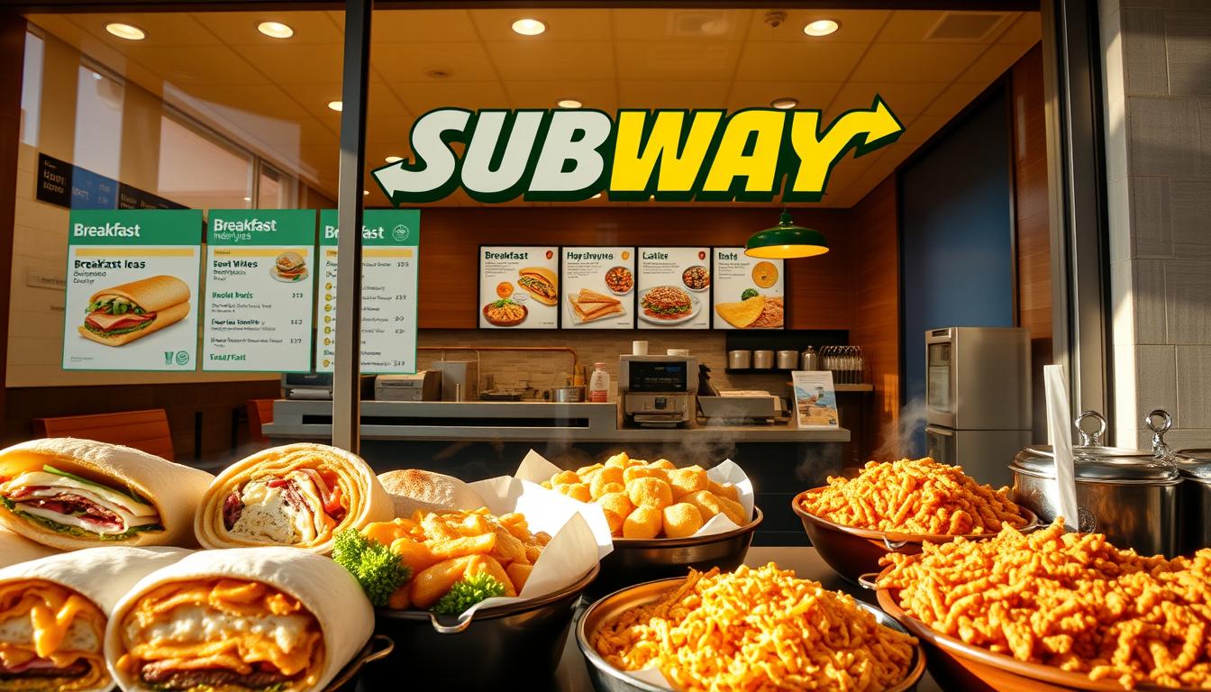 subway breakfast menu